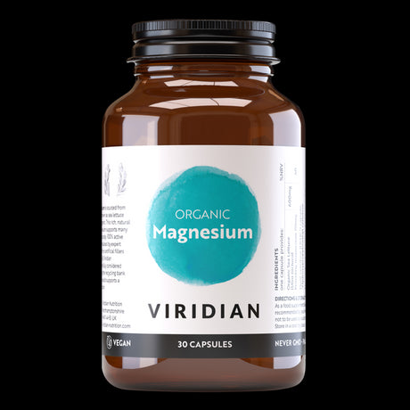 Viridian Magnesium Organic 150mg Veg Caps 30 size # Up To 30% Off