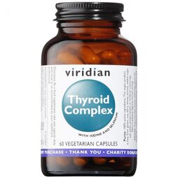 Viridian Thyroid Complex Veg Caps 60 size #401 Up To 30% Off