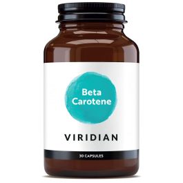 Viridian Beta Carotene Veg Caps 30 size #120