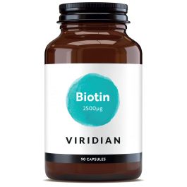 Viridian Biotin 2500ug Veg Caps 90 size #203