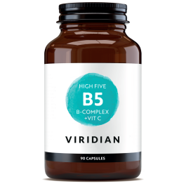 Viridian High Five B5 B-Complex + Vit C Veg Caps 90 size #252  (Expiry Date 01-2026)