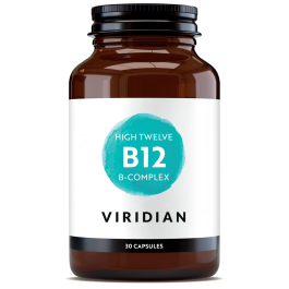 Viridian High Twelve B12 B-Complex Veg Caps 30 size #255
