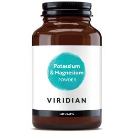 Viridian Potassium & Magnesium Powder 150g size #325 (expiry Date 02-2025)
