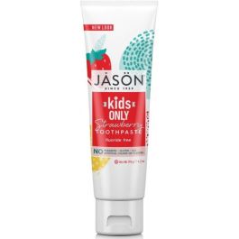 Jason Natural Cosmetics Kids Strawberry Toothpaste (Fluoride free) - 119g