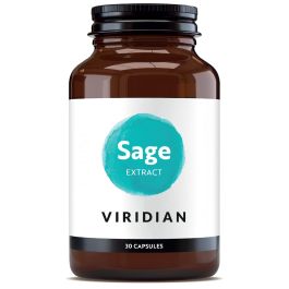 Viridian Sage Extract 600mg Veg Caps 30 size #858