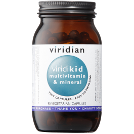 Viridian Viridikid Multivitamin Veg Caps 90 size #125