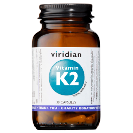 Viridian Vitamin K2 50ug Veg Caps 30 size #258