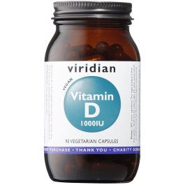 Viridian Vitamin D3 1000iu Veg Caps 90 size #271