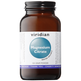 Viridian Magnesium Citrate Powder 150g size #333