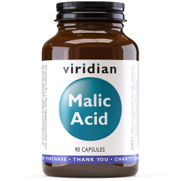 Viridian Malic Acid 550mg Veg Caps 90 size #372 (Expiry Date 11-2024)