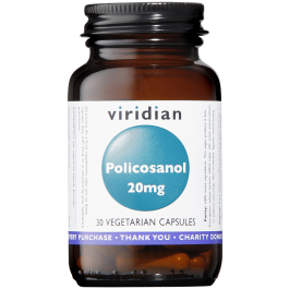 Viridian Policosanol 20mg Veg Caps 30 size #378