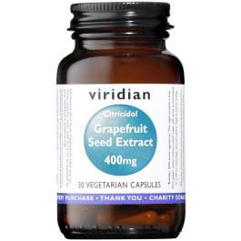 Viridian Grapefruit Seed Extract 400mg Veg Caps 30 size #395