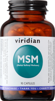 Viridian MSM 750mg Veg Caps 90 size #406