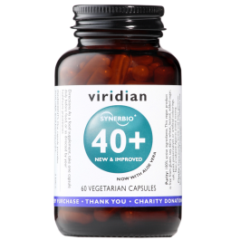 Viridian Synerbio Daily 40+ Veg Caps 60 size #462
