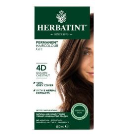 Herbatint Permanent Hair Colour 4D Golden Chestnut