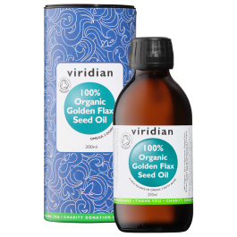 Viridian Flaxseed Omega Oil (Organic) 200ml size #505
