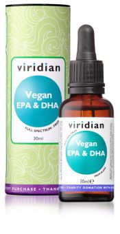 Viridian Vegan EPA & DHA Omega Oil 30ml size #535