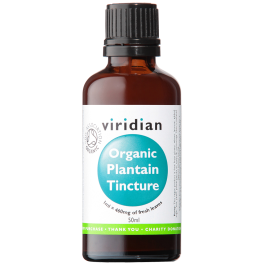 Viridian Plantain Tincture (Organic)  50ml size #611