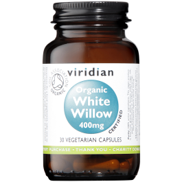 Viridian White Willow 400mg Veg Caps 30 size #975