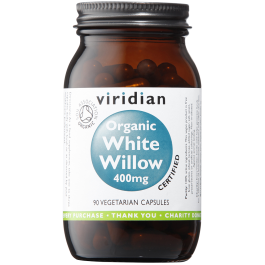 Viridian White Willow 400mg Veg Caps 90 size #977