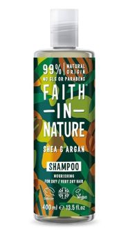 FAITH IN NATURE SHEA AND ARGAN SHAMPOO # 400ML