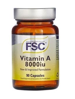 FSC Vitamin A 8000iu # 90 Capsules