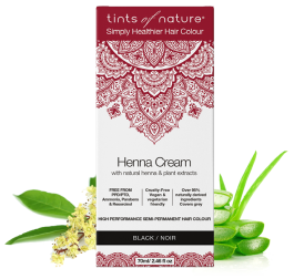  Tints Of Nature Black Henna Cream Semi Permanent Colour (PPD Free)