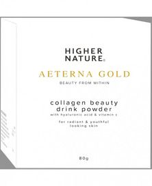 Higher Nature Eterna Gold Collagen Beauty Drink Powder # AED080
