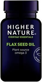 Higher Nature Flax Seed Oil Capsules 1000mg # OEFC060