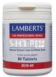 Lamberts 5-HTP 100mg (Natural extract from Griffonia Seeds) 60 Tablets # 8518