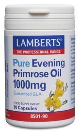 Lamberts Evening Primrose Oil 1000mg (90 Caps) # 8501