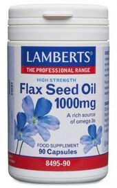 Lamberts Flax Seed Oil 1000mg (90 Capsules) # 8495