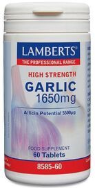 Lamberts Garlic 1650mg (allicin potential 5500mg) 60 Tablets # 8585