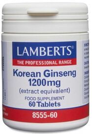 Lamberts Korean Ginseng 1200mg (60 Capsules) # 8555