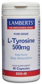 Lamberts L-Tyrosine 500mg (60 Capsules) # 8329