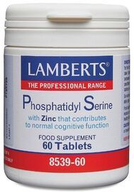 Lamberts Phosphatidyl Serine 100mg With Zinc 60 Tabs #8539