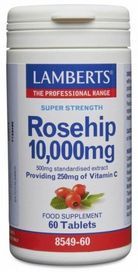 Lamberts Rosehip 10,000mg60 Tabs #8549