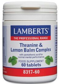 Lamberts Theanine & Lemon Balm Complex60 Tabs #8317