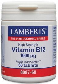 Lamberts Vit B-12 1000mg ( 60 Tablets) #8087