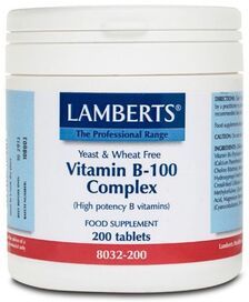 Lamberts Vitamin B-100 Complex ( 200 Tablets) # 8032