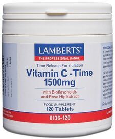 Lamberts Vitamin C Time Release 1500mg (120 Tablets) # 8136