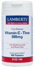 Lamberts Vitamin C Time Release 500mg ( 100 Tablets ) # 8135