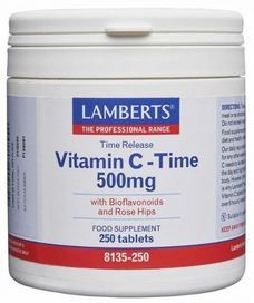 Lamberts Vitamin C Time Release 500mg ( 250 Tablets ) # 8135