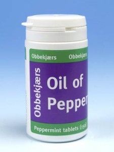 Obbekjaers Oil of Peppermint - 150 Caps
