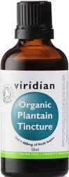 Viridian Plantain Tincture (Organic)  50ml size #611