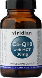Viridian Co-Q10 30mg & MCT Veg Caps 60 size #361