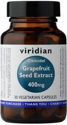 Viridian Grapefruit Seed Extract 400mg Veg Caps 30 size #395