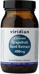 Viridian Grapefruit Seed Extract 400mg Veg Caps 90 size #397