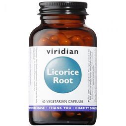 Viridian Licorice Extract 250mg Veg Caps 60 size #881