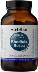 Viridian Rhodiola Rosea Extract (High Potency) Veg Caps 150 size #988